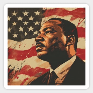 Inspire Unity: Festive Martin Luther King Day Art, Equality Designs, and Freedom Tributes! Magnet